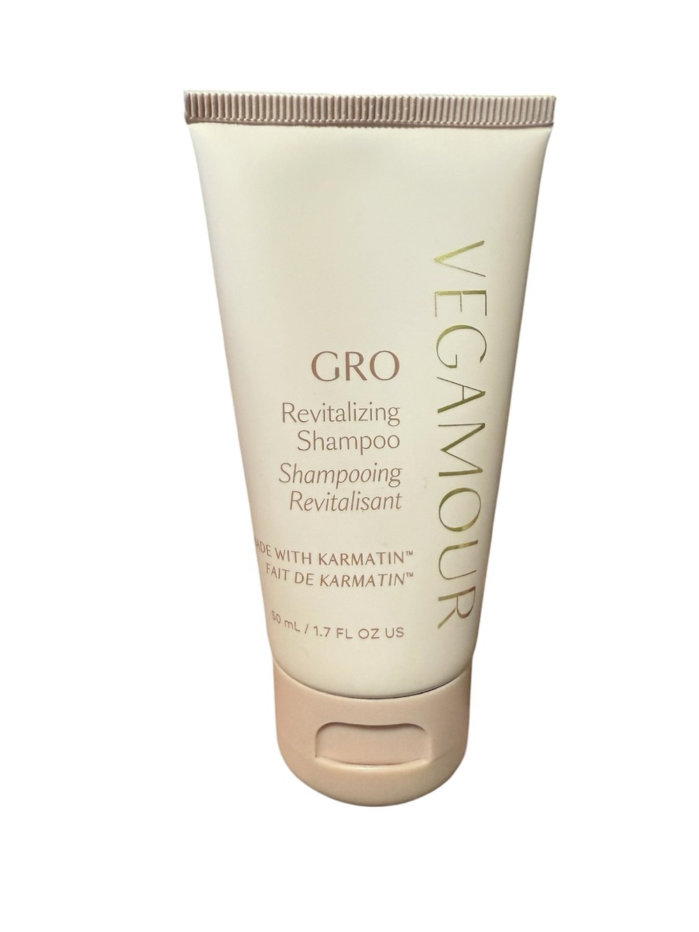Vegamour GRO Revitalizing Shampoo with‎ keratin travel size 1.7 oz